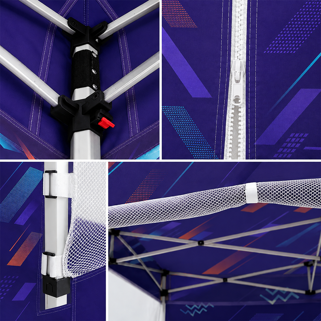 Heavy Duty Fabric Canopy Tent – (3m W x 3m H)