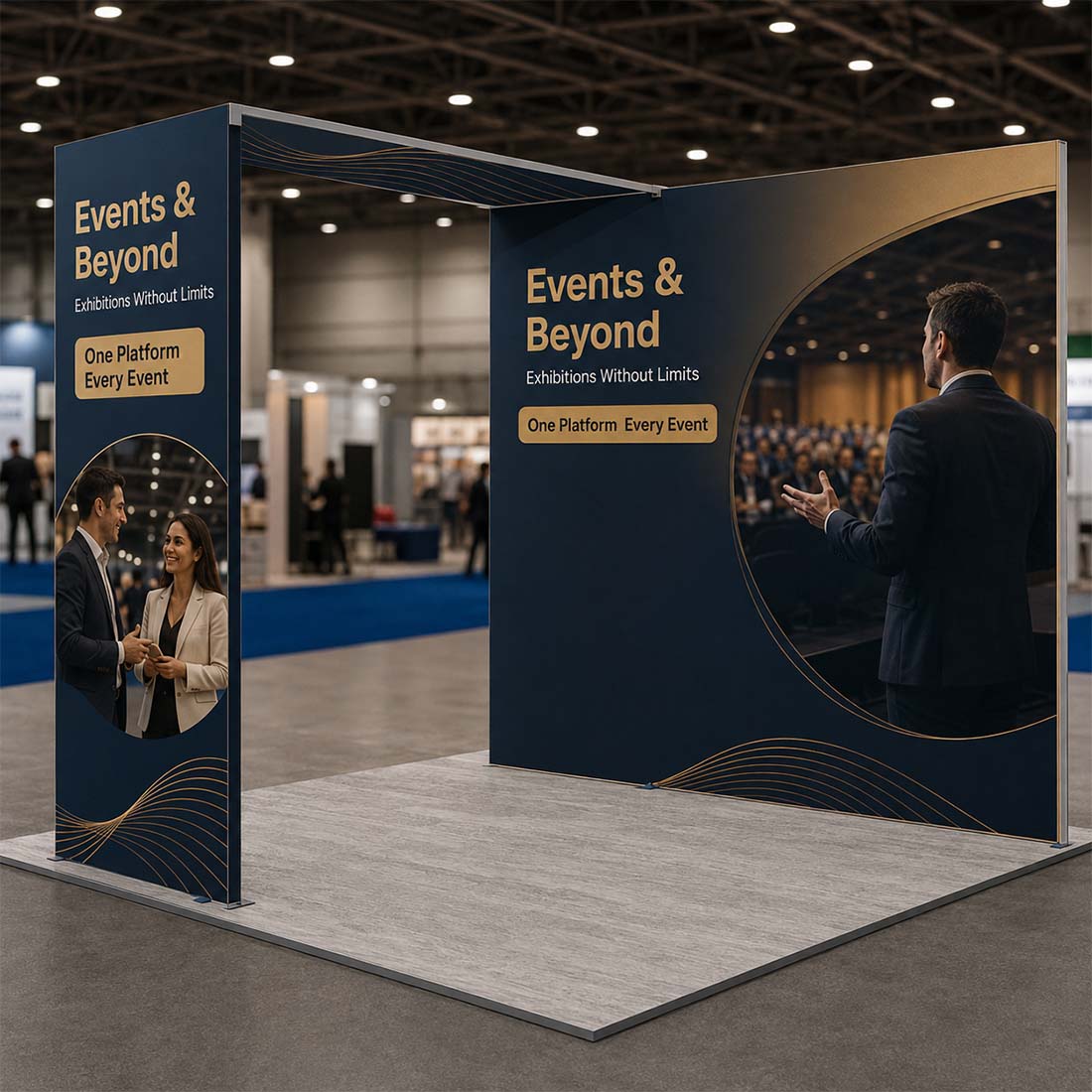 Foldable SEG Exhibition Display - Model 1