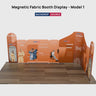 6x6m Magnetic Fabric Booth Wall with Mixed Curved & Angled Panels