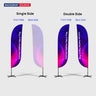 Convex Feather Fabric Flag