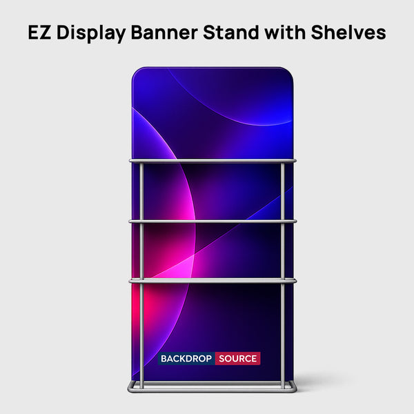 EZディスプレイバナースタンド（棚付き）