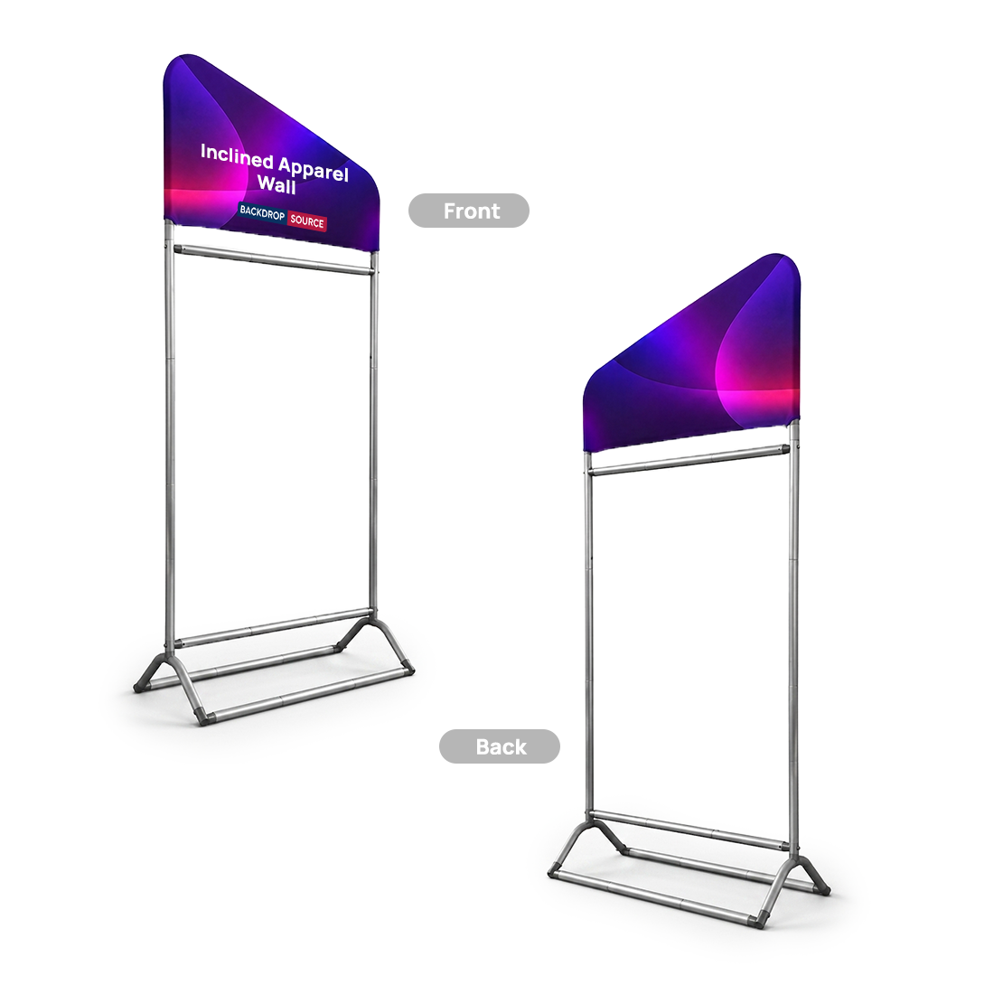 傾斜型アパレル什器