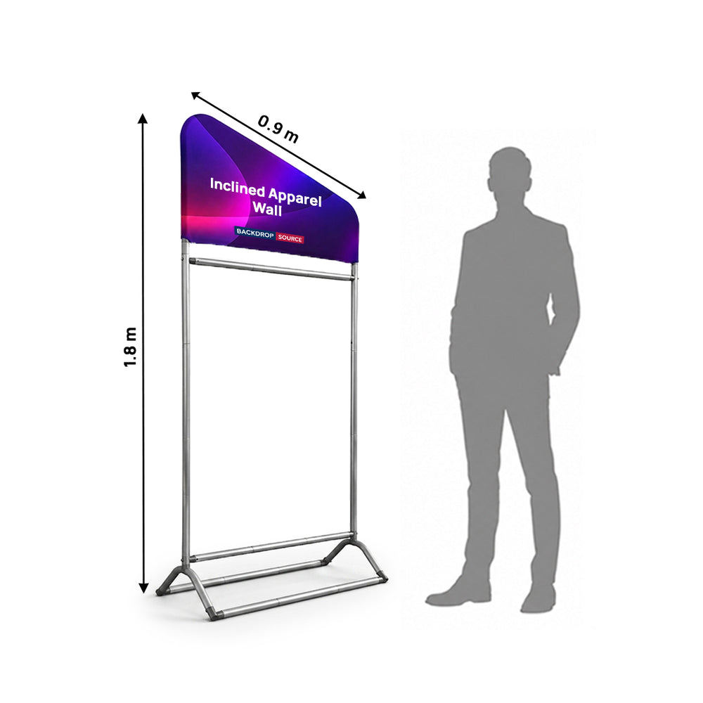 傾斜型アパレル什器