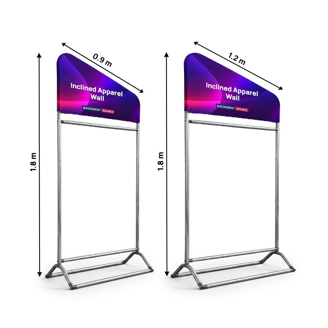 傾斜型アパレル什器
