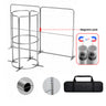 4x3m Magnetic Fabric Booth Wall with Curved Panel Options