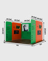 Magnetic Fabric Booth Display - Model 2 (3m x 3m)