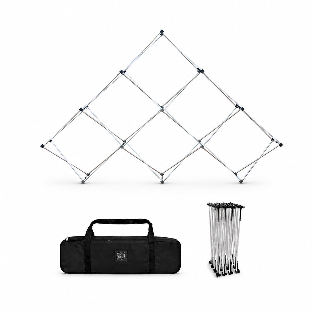 Medium Triangular Fabric GeoMetrix Pop Up Grid Display