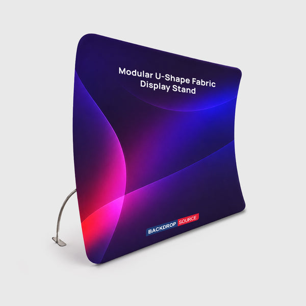 Modular U-Shape Fabric Display Stand