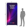 Portable  2.3m H High Fabric Exhibit Display