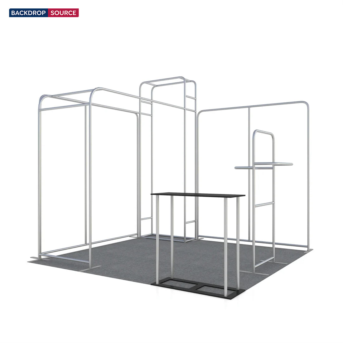 ポータブル展示ディスプレイ 3m x 3m - モデル19