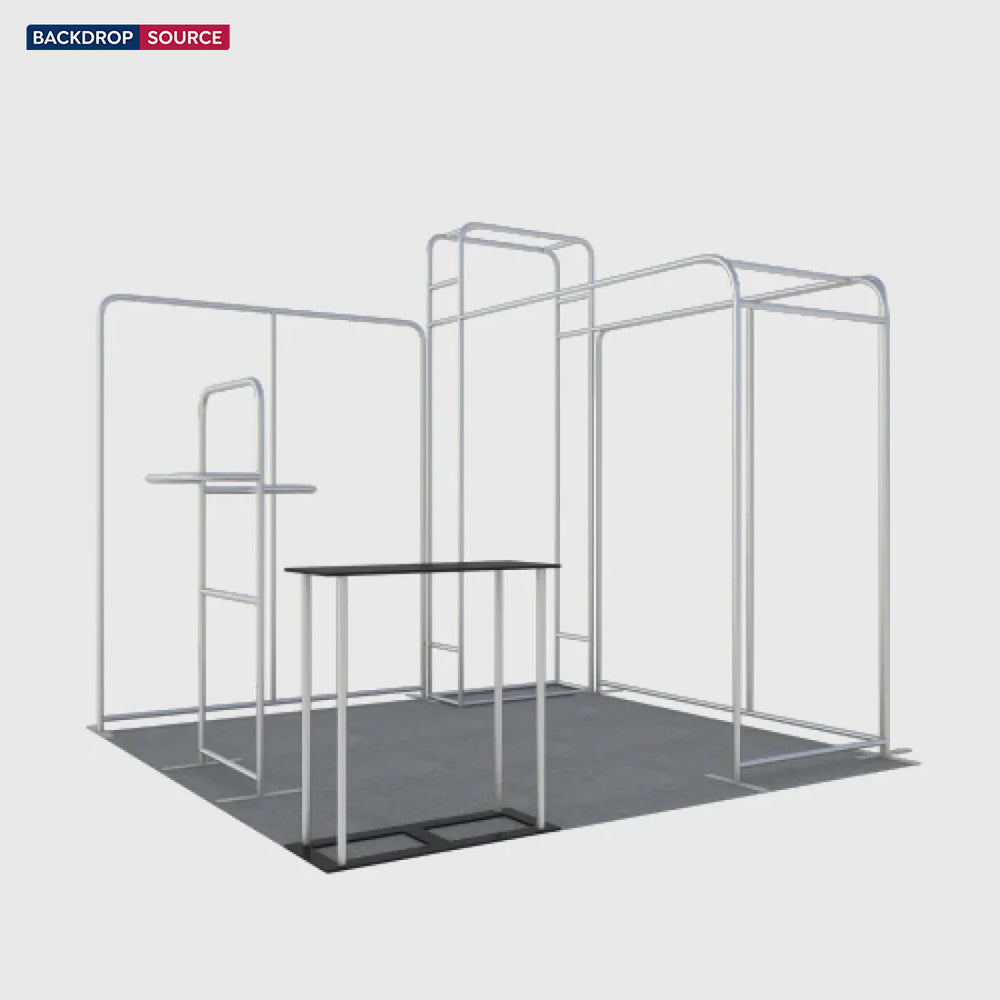 ポータブル展示ディスプレイ 3m x 3m - モデル19