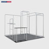 ポータブル展示ディスプレイ 3m x 3m - モデル19