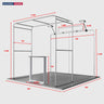 ポータブル展示ディスプレイ 3m x 3m - モデル29