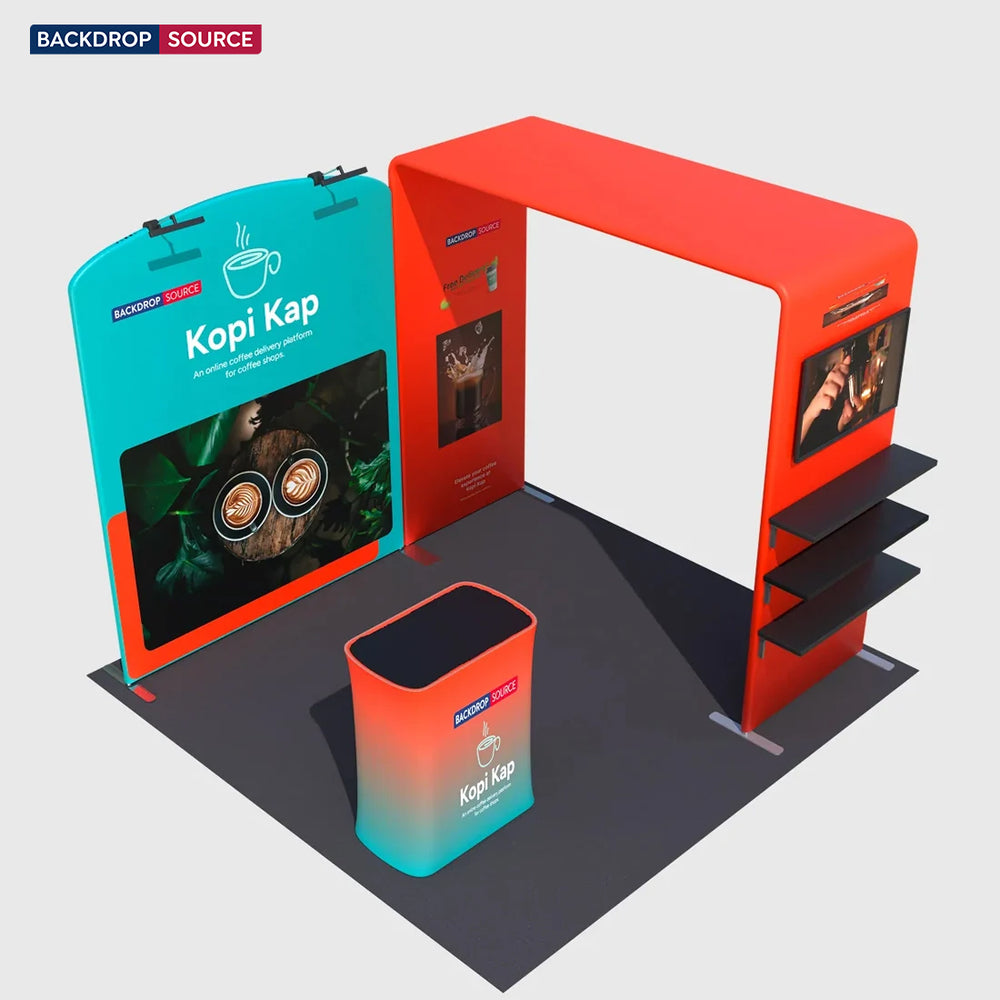 Portable Exhibit Display 3m x 3m - Model 37