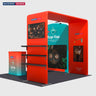 Portable Exhibit Display 3m x 3m - Model 37