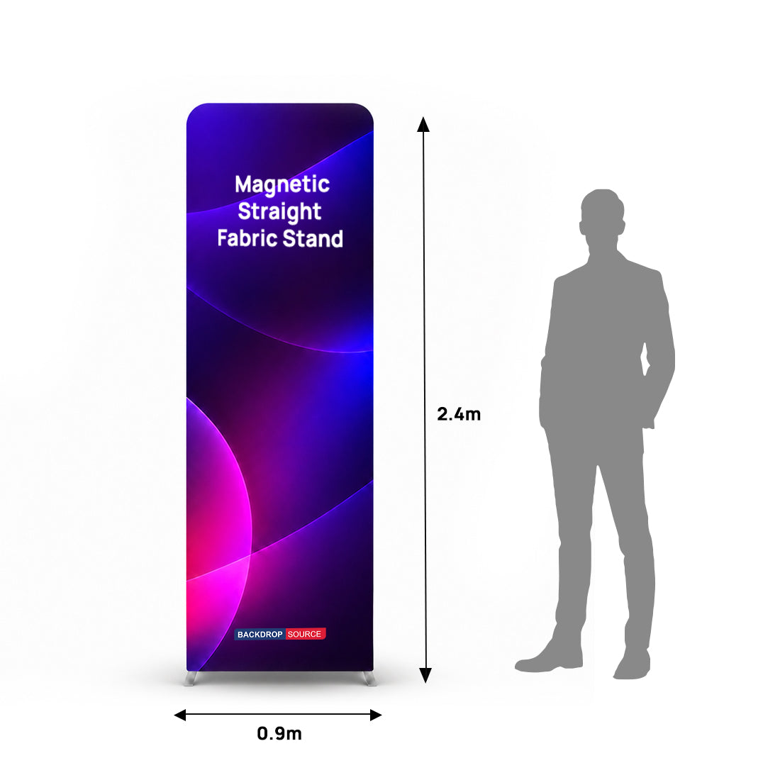 Portable Magnetic Straight Fabric Stand