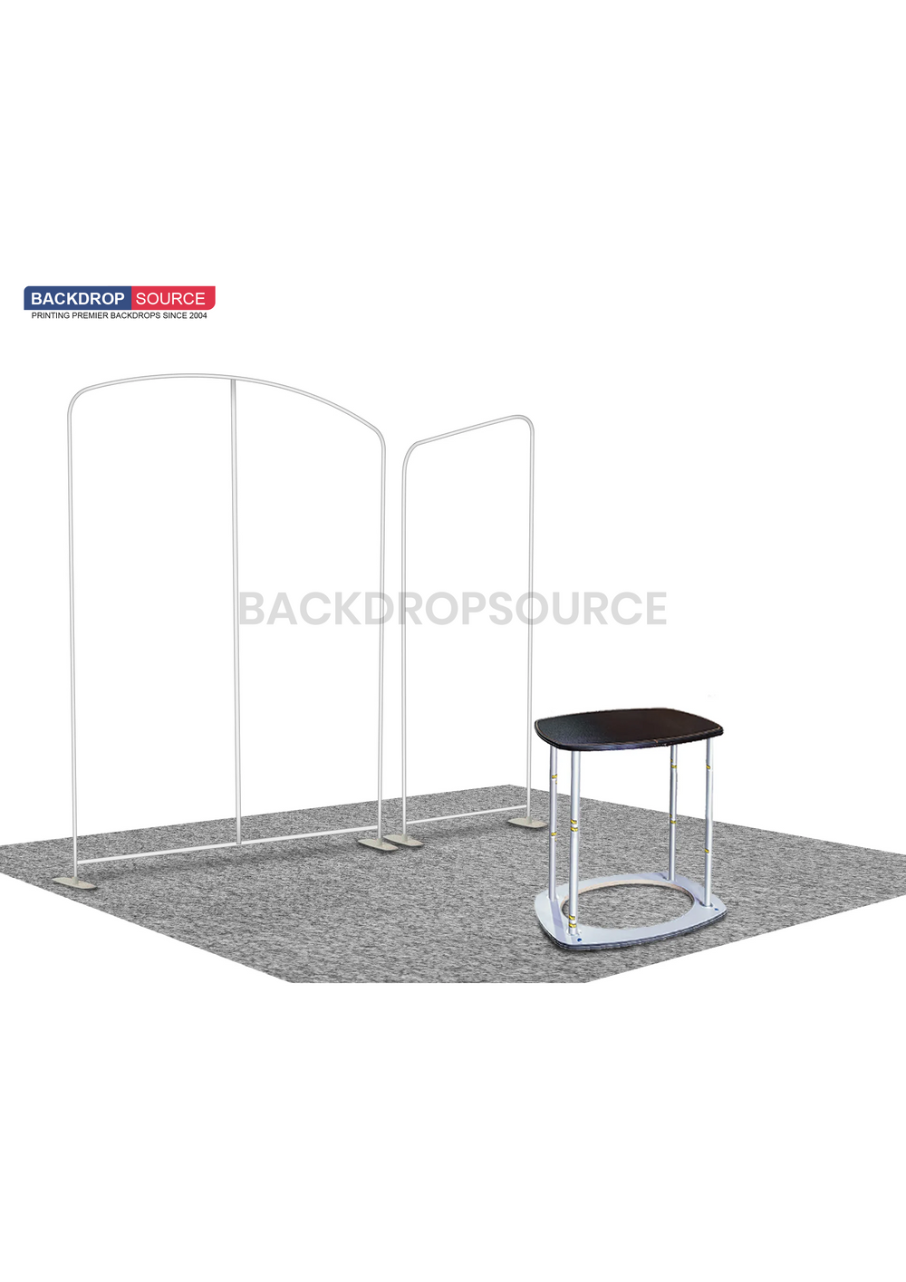 ポータブル展示ディスプレイ 3m x 3m - モデル5