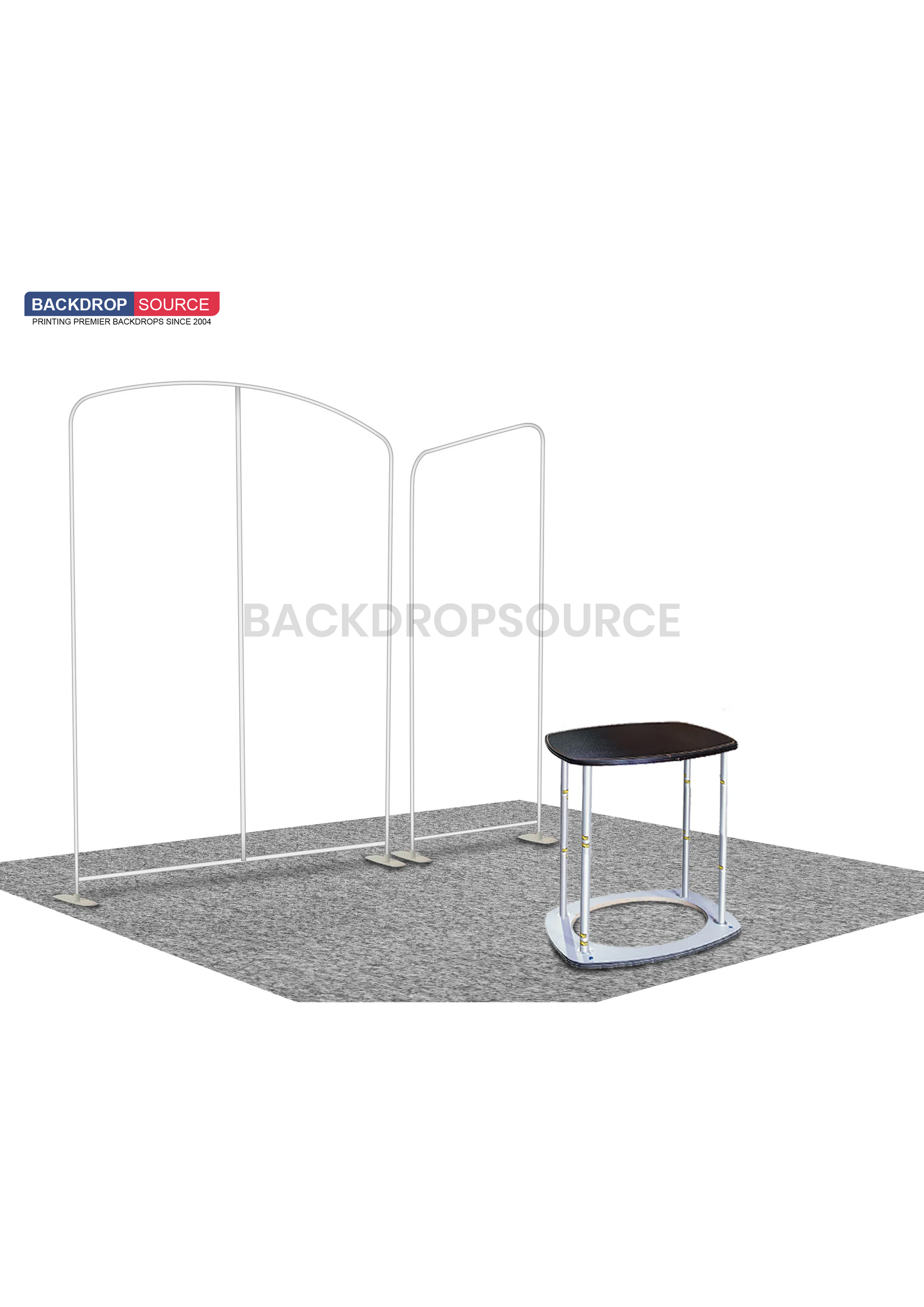 ポータブル展示ディスプレイ 3m x 3m - モデル5