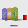 6x3m Booth Kit with Three Curved Arch Walls & 2 Counters