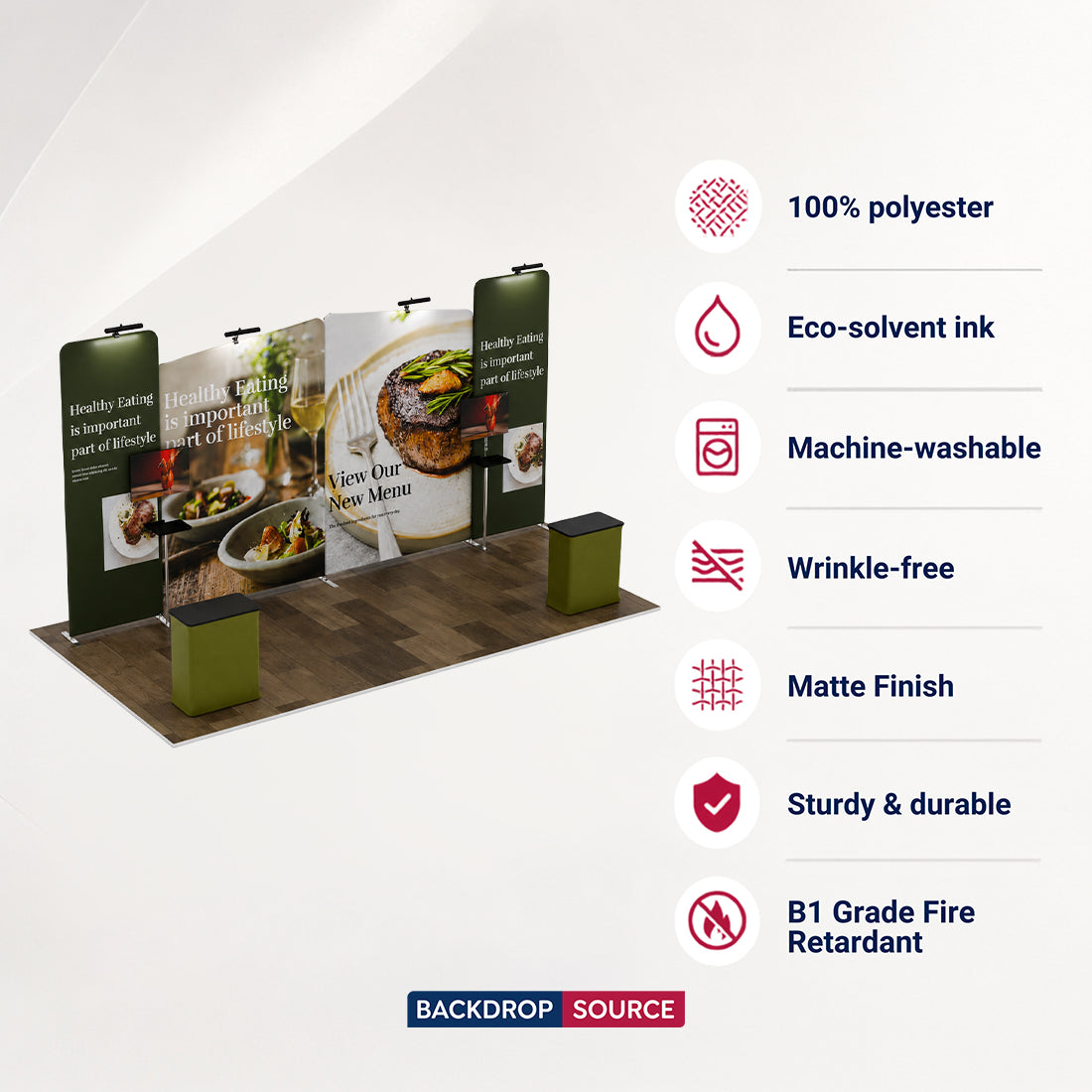 Portable Exhibit Display 6m x 3m - Model 1