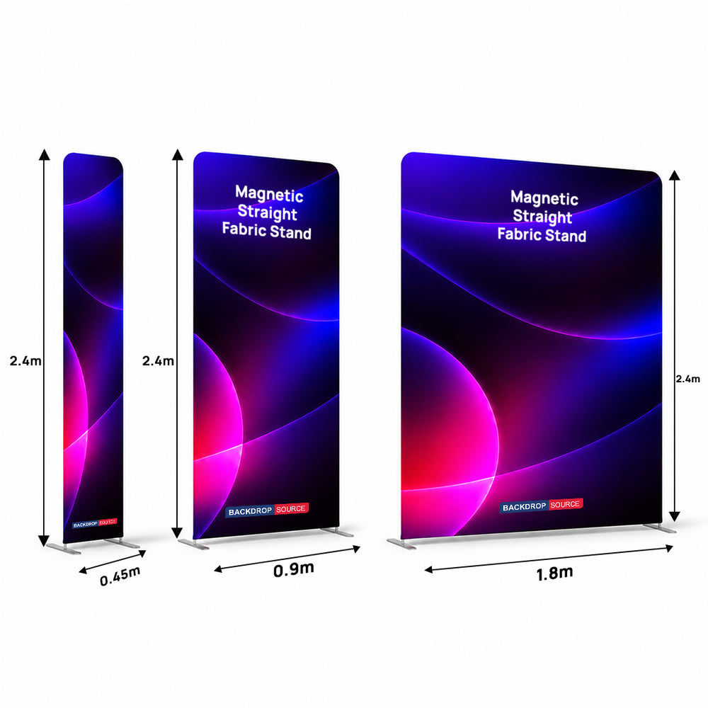 Portable Magnetic Straight Fabric Stand