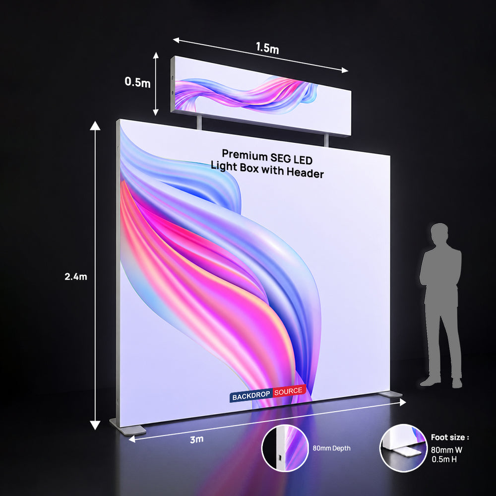 Premium SEG LED Light Box with Header