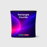 Rectangle Fabric Display Counter - included in Magnetic Fabric Banner Stand Exhibition Kit with Rectangular Header