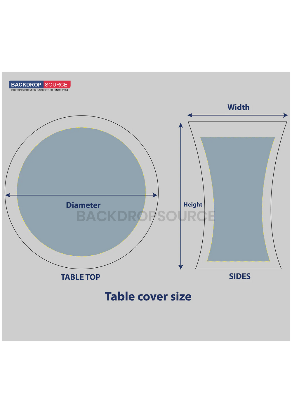 Round Stretch Table Covers