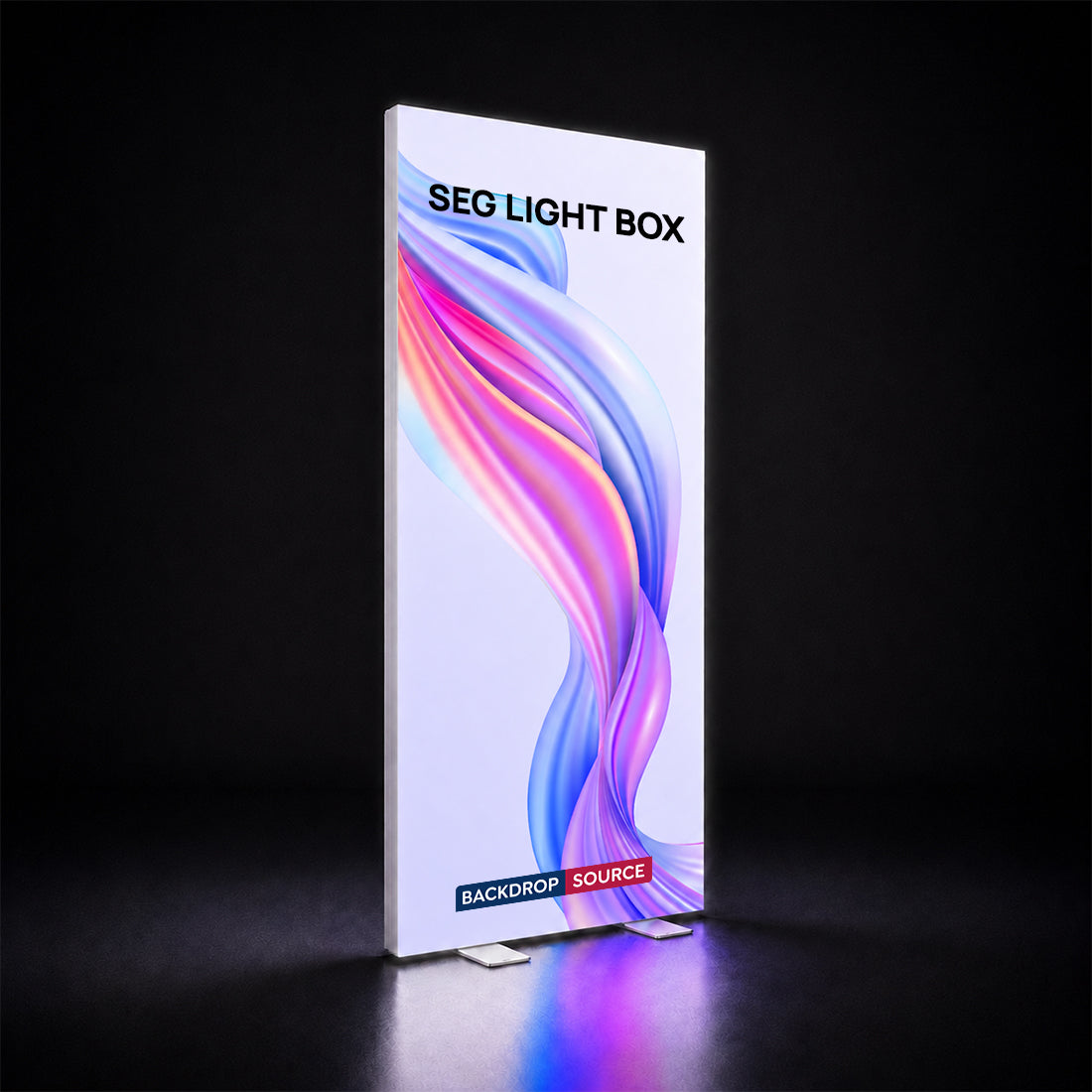 SEG Frameless Fabric Led Light Box Display - 0.85m W x  2m H