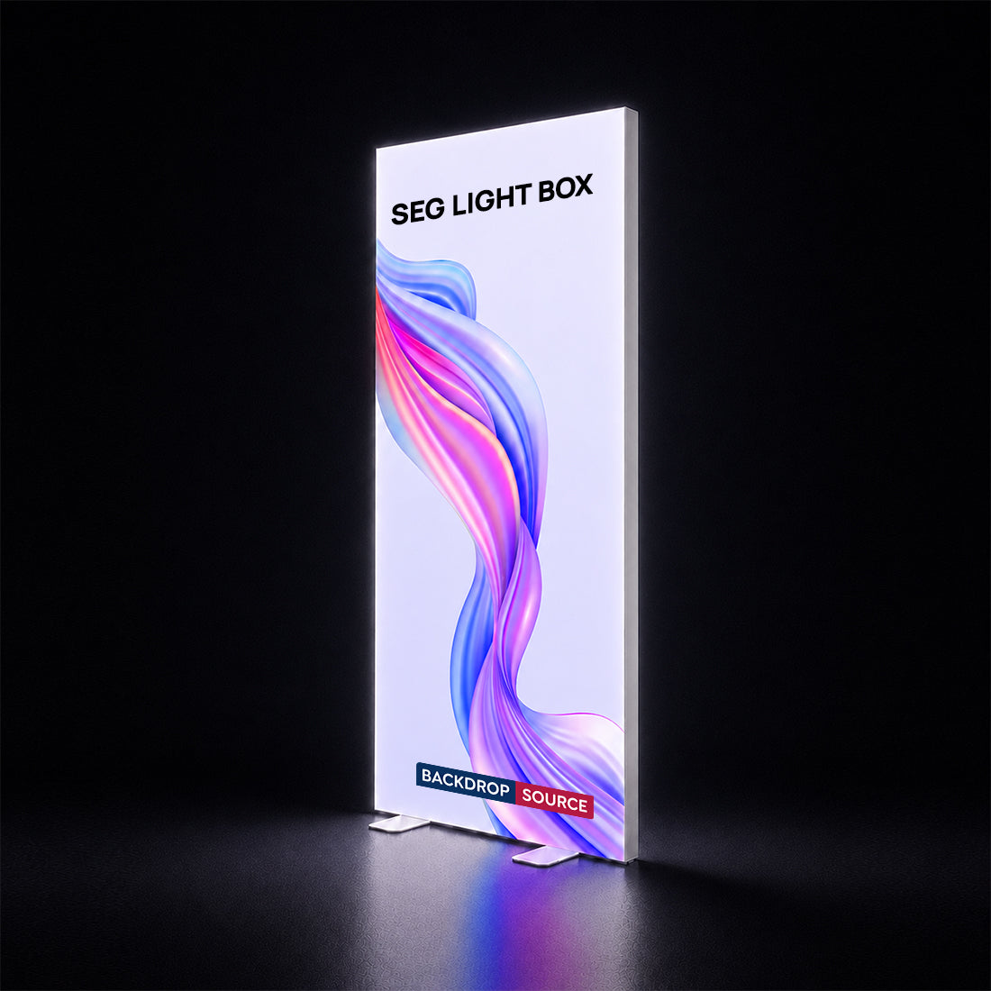 SEG Frameless Fabric Led Light Box Display - 0.85m W x  2m H