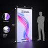 SEG Frameless Fabric Led Light Box Display - 0.85m W x  2m H