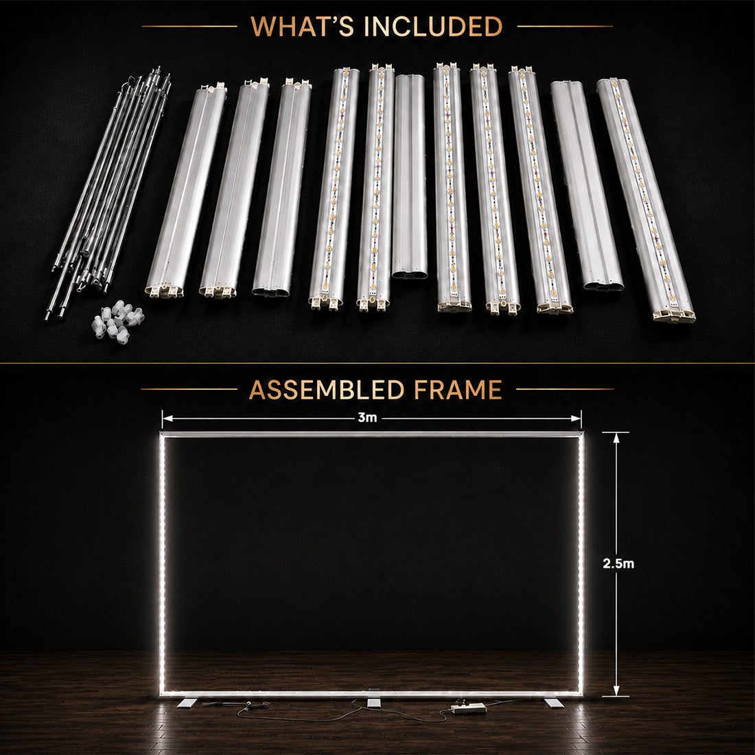 SEG Frameless Fabric Led Light Box Display - 80mm Depth Aluminum Profile