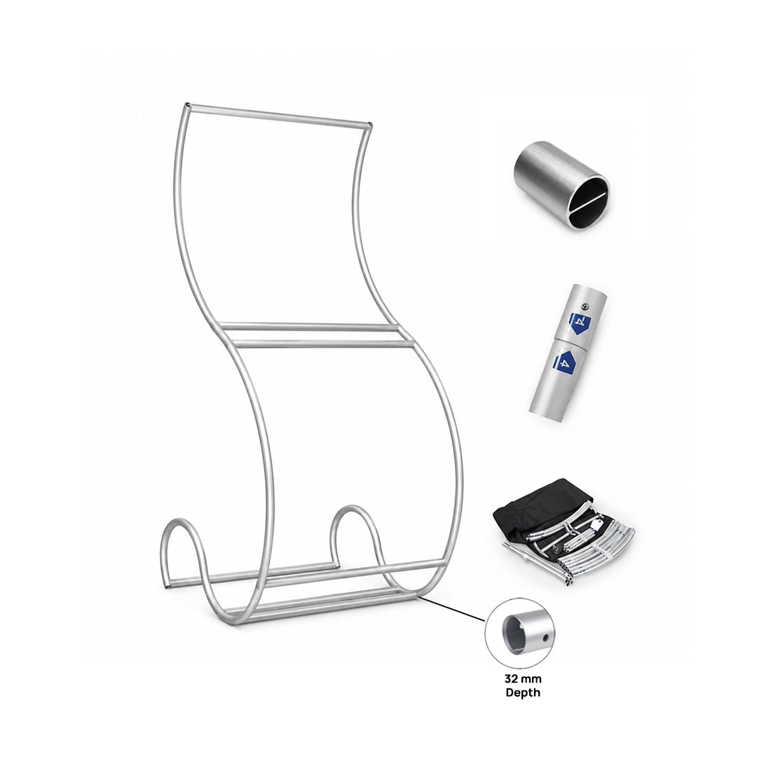 Snake Tension Fabric Display Stands