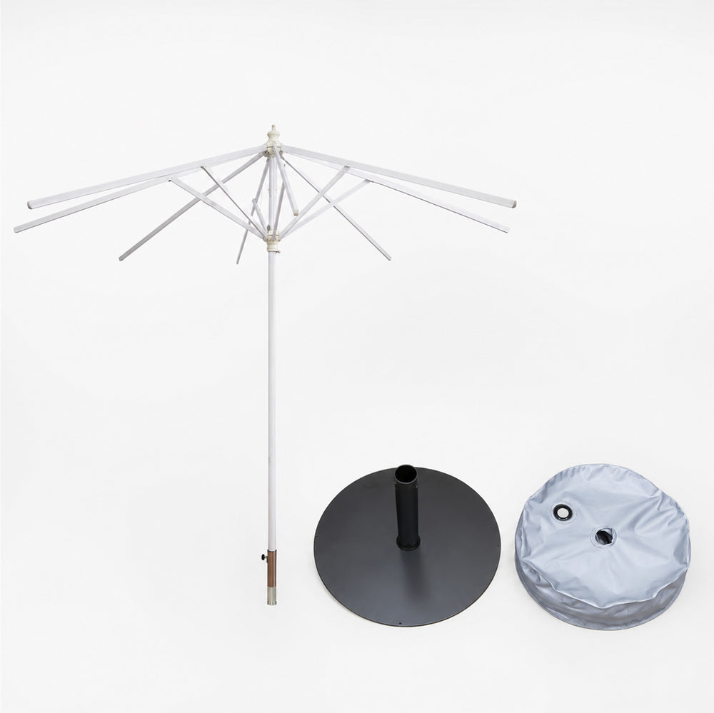 フリル付き四角形マーケットアンブレラ – 3m x 3m