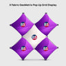 X Fabric GeoMetrix Pop Up Grid Display