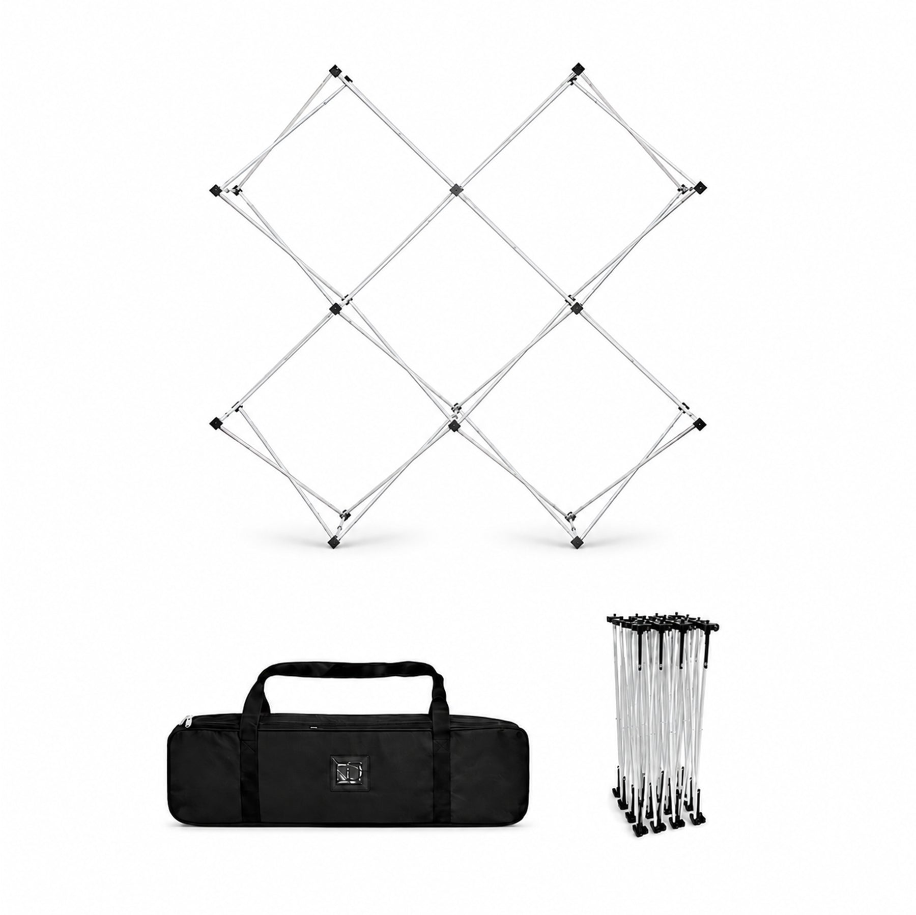 X Fabric GeoMetrix Pop Up Grid Display