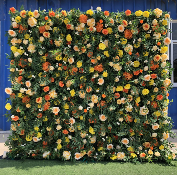 造花イベントウォール背景 – スタイル20